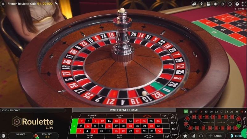 French Roulette Live.