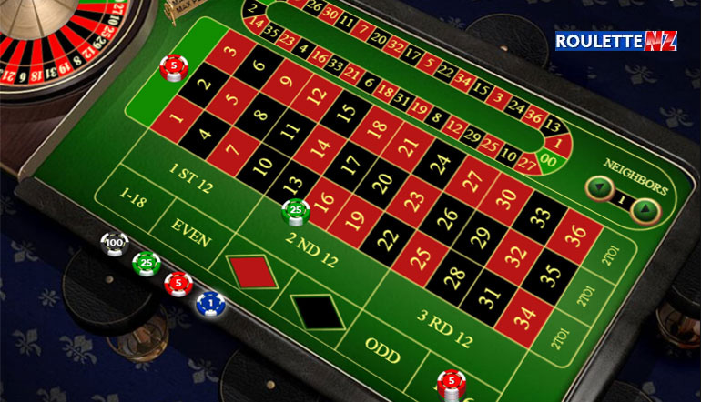 Hands of a casino player placing chips on a roulette layout, highlighting the calculated decision-making involved in the James Bond roulette method